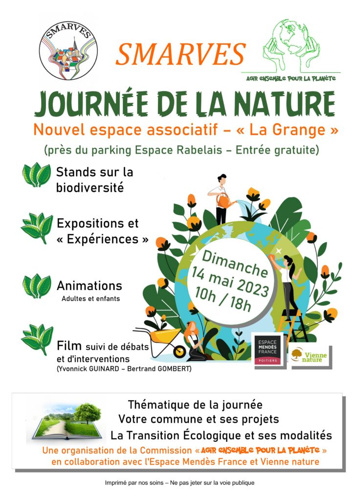 Stand de Vienne Nature à la Journée de la nature de Smarves