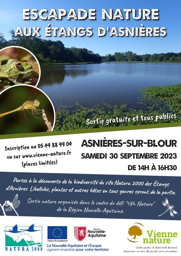 Escapade Natura 2000 aux Étangs d&rsquo;Asnières