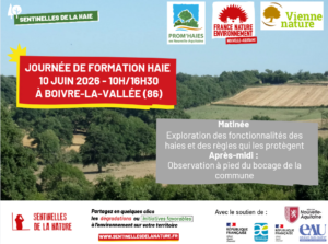 Journée de formation : protéger les haies @ Boivre-la-Vallée (Benassay)